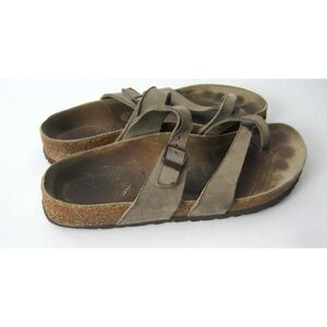 Birkenstock Mayari Womens Brown Leather Sandals Size 40 L9 M7